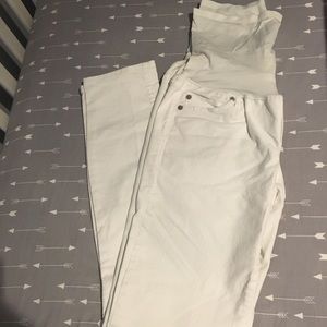 Gap Maternity White Skinny Jeans - Size 29 regular